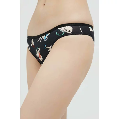 Moschino Underwear Brazilke 3-pack boja: crna