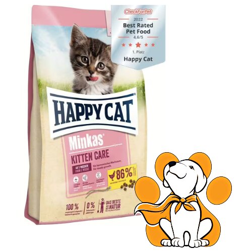 Happy Cat Minkas Kitten Care Poultry 10kg, Granule Za Mačiće Sa Živinskim Mesom Cene