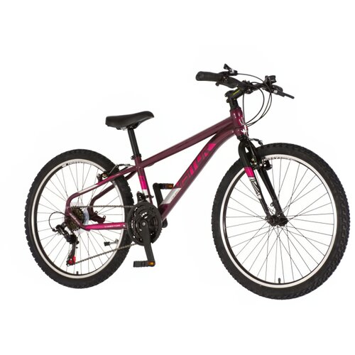 Visitor bicikl radiance 24&amp;quot; bordo roze Slike