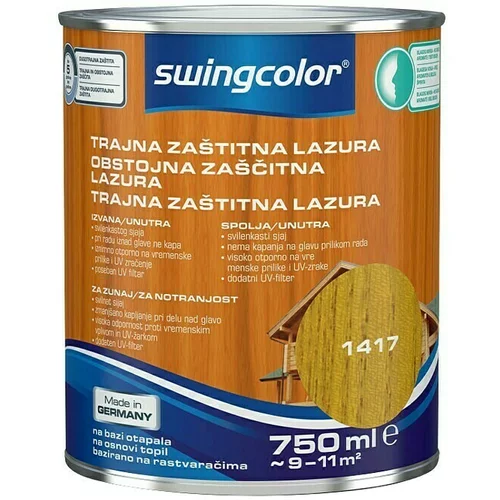 SWINGCOLOR Obstojna zaščitna lazura (barva: češnja, 0,750 l)