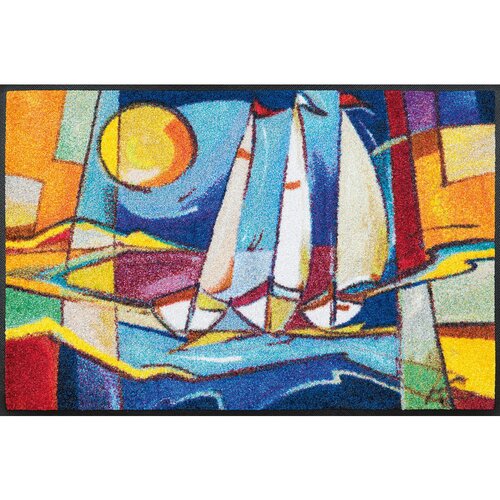 wash+dry PREDPRAŽNIK Sailing Home 50/75 cm potiskano večbarvno Cene