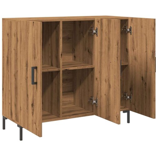 vidaXL Komoda artisan hrast 90x34x80 cm inženirski les Cene