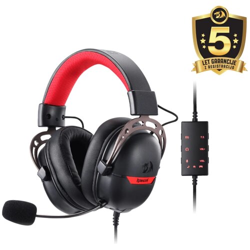 Redragon Slu&scaron;alke AURORA H376P, žične, gaming, črne, (5000238969) Cene