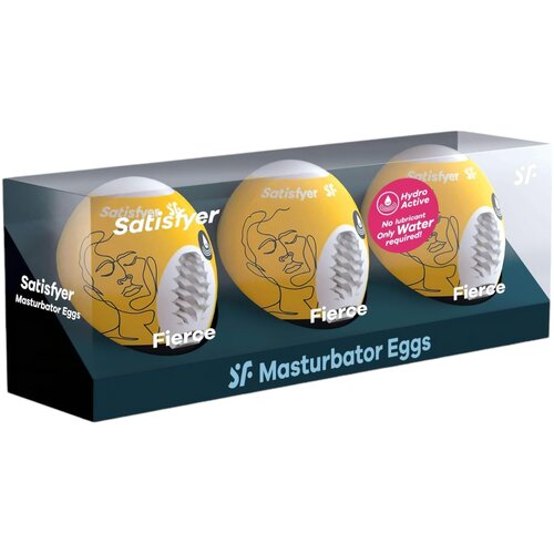 Satisfyer Egg Fierce - set masturbacijskih jaja (3 kom) Slike