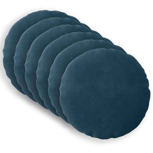  Presvlaka za jastuk 6 pcs HEERLEN Plava &amp;Oslash; 40 cm Bar&amp;scaron;un Slike