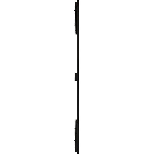  Zidno uzglavlje crni 159,5x3x110 cm od masivne borovine Slike
