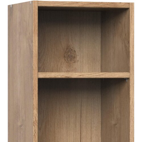 Hom`in regal 47/198/38 cm barve grafita, barve hrasta Slike