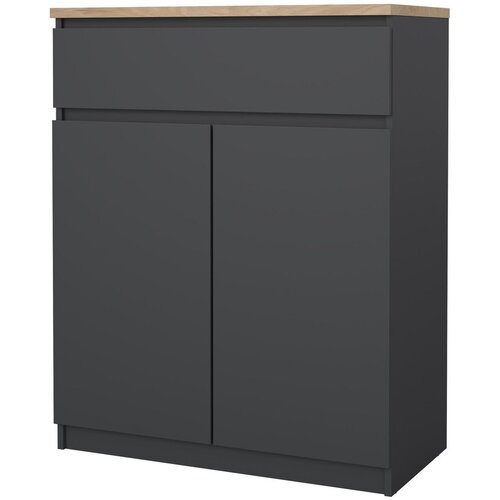 Tvilum Temno siva komoda 80x100x40 cm Naia &amp;ndash; Slike