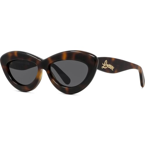 Loewe Curvy Havana Cat Eye Sunglasses ONE SIZE (54) Havana/Siva Cene