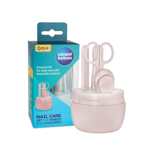 Canpol baby set za negu noktiju pink Slike