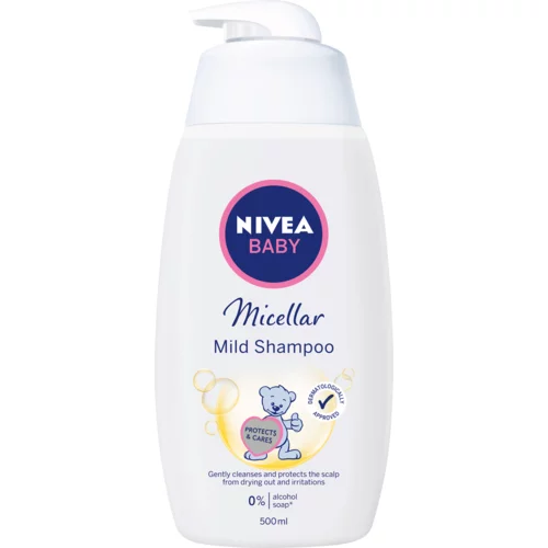 Nivea baby micellar micelarni šampon za lase 500 ml za otroke