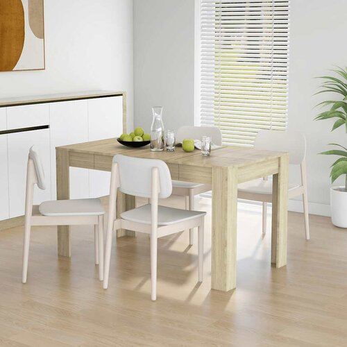  Blagovaonski stol boja hrasta sonome 140 x 74,5 x 76 cm iverica Cene