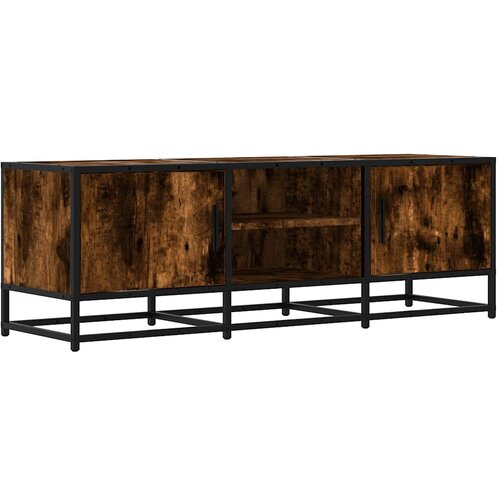 Maison Chic TV omarica - TV stojalo - Televizijska omarica dimljeni hrast 120x35x41 cm inženirski les, (21702262) Cene