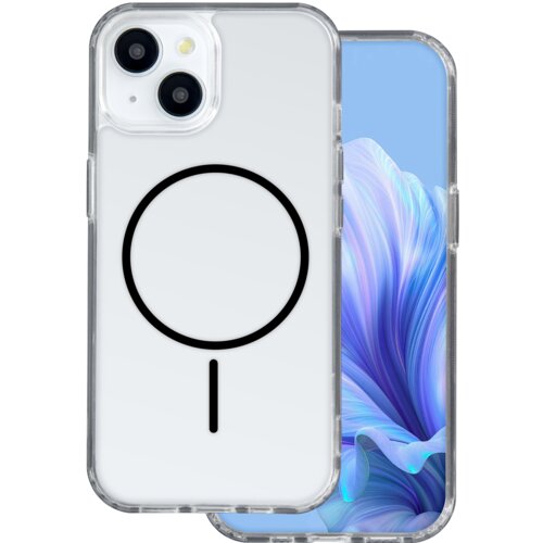 Onasi Silikonski ovitek ANTISHOCK s črnim MagSafe za iPhone 16 - prozoren Cene