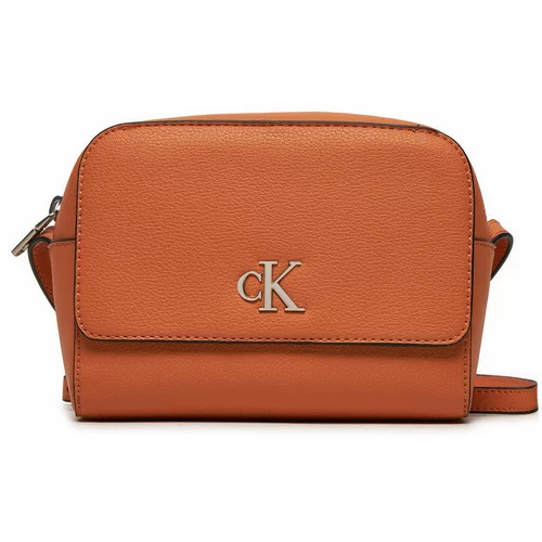 Calvin Klein Jeans Ročna torba Minimal Monogram Camera Bag18 K60K612234 Rjava