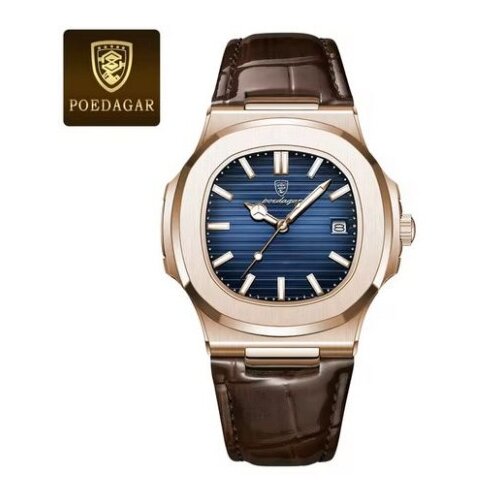 Poedagar 613 muški sat, blue/gold ( 613 BLUE-GOLD ) Cene
