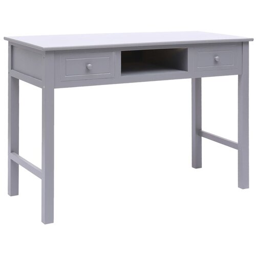  Pisalna miza siva 110x45x76 cm les Cene