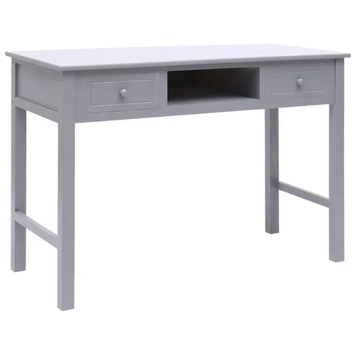  Pisalna miza siva 110x45x76 cm les