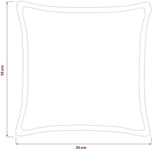  Presvlaka za jastuk 6 kom. HOUTEN Svijetlozeleni sivi Kord - Svijetlo zelena siva 35 x 35 cm 6 Slike