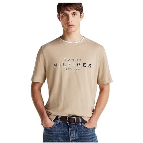 Tommy Hilfiger bež muška majica THMW0MW37448-RBT Cene