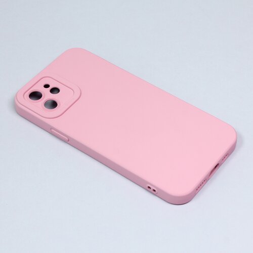 maska silikon pro camera za iphone 12 6.1 roze Slike