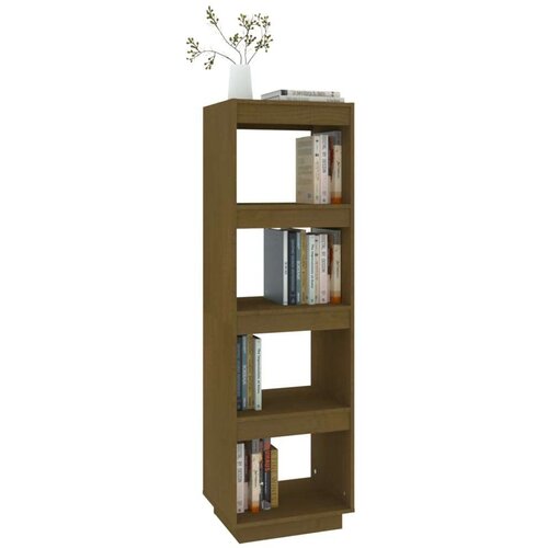  Knjižna omara za razdelitev prostora medeno rjava 40x35x135 cm, (20620323) Slike
