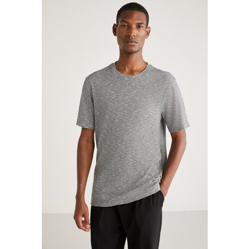 GRIMELANGE ABBOTT Basic Relaxed Gray Single T-Shir Slike