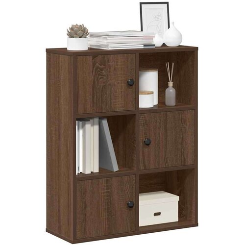  Regal za knjige boja hrasta 60x24x76 5 cm konstruirano drvo Slike