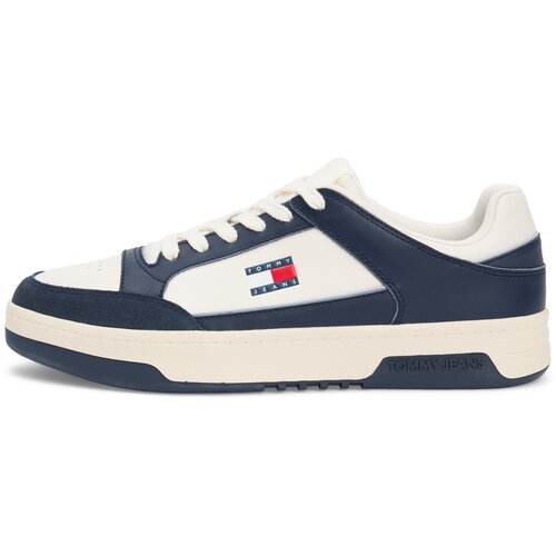Tommy Jeans Nizke superge mornarska / bela Slike