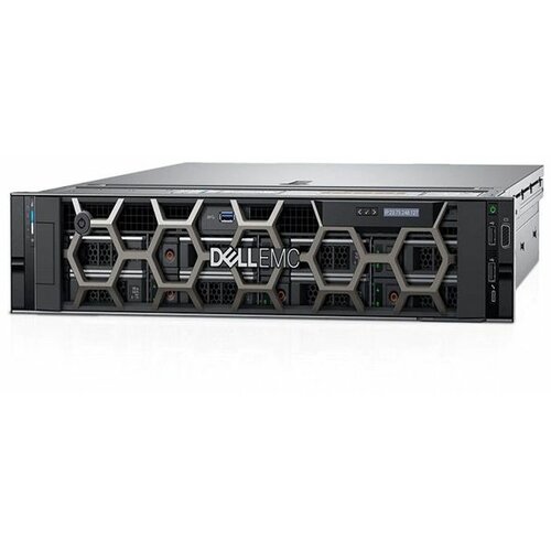 Dell PowerEdge R740 1x Xeon Silver 4210 10C 2x16GB H730P 2x600GB SAS 750W 1+1 + šine za rack + Broadcom 5720 QP 1GbE DES08689 server Slike