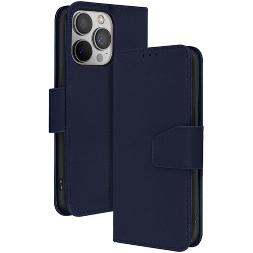 AVIZAR Denarnica etui za iPhone 13 Pro Max iz premium usnja s funkcijo stojala, Modra noč, (5000189974) Cene