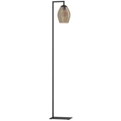 Eglo podna lampa ESTANYS 1 E27 braon staklo 171,5 cm 390255 Slike