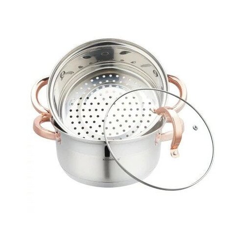 Klausberg KB-7728 lonac za kuhanje na pari 3,1 L &amp;ndash; 3-dijelni set, 20 cm EAN: 5908287277281 Slike