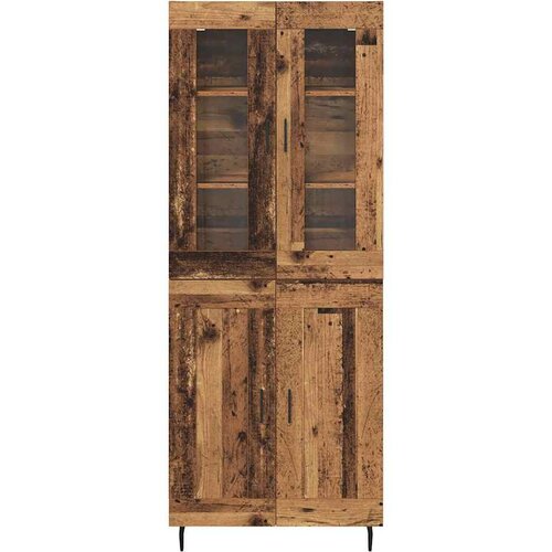  Highboard 2 kom. Staro drvo 69,5 x 34 x 180 cm Slike