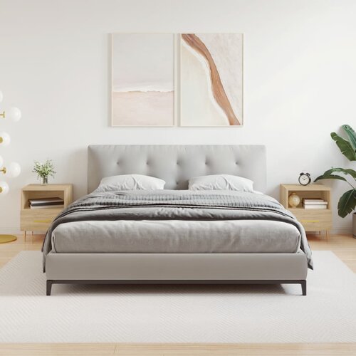 vidaXL Noćni ormarići 2 kom boja hrasta 40x35x47 5cm konstruirano drvo Cijene