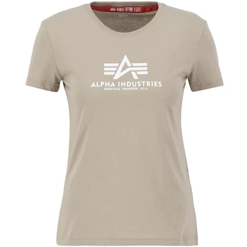 Alpha Industries Majica pesek / bela