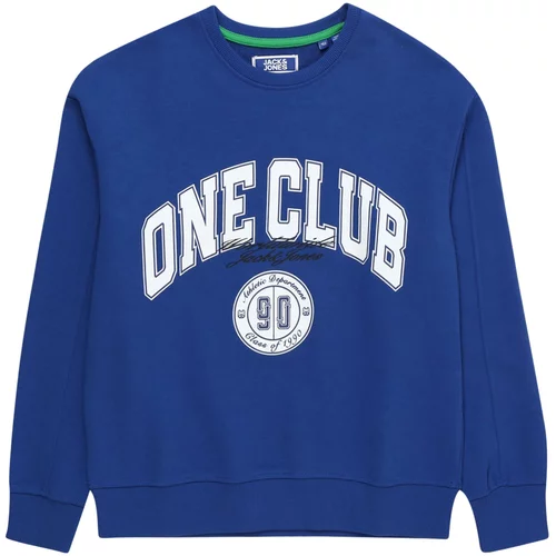 Jack & Jones Sweater majica 'COLE' tamno plava / bijela