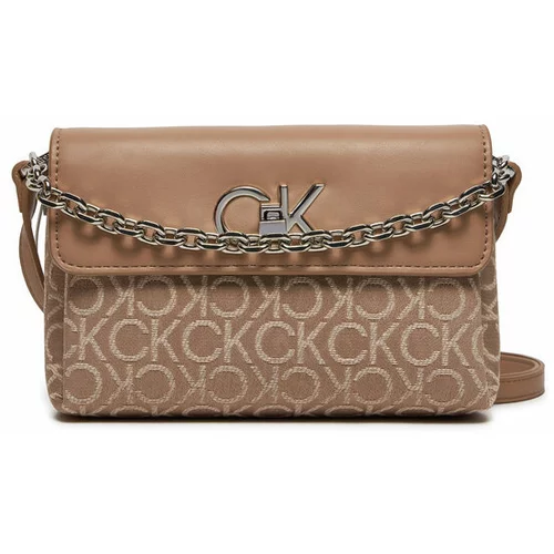 Calvin Klein Ročna torba Re-Lock Mini K60K612642 Bež