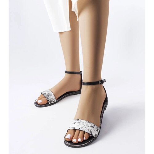 Gemre Flat Black Sandals Ducharme Cene