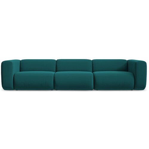 Makamii Tirkizna baršunasti sofa 319 cm Ekahi – Cijene