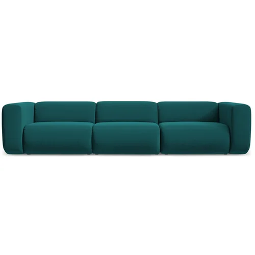 Makamii Tirkizna baršunasti sofa 319 cm Ekahi –