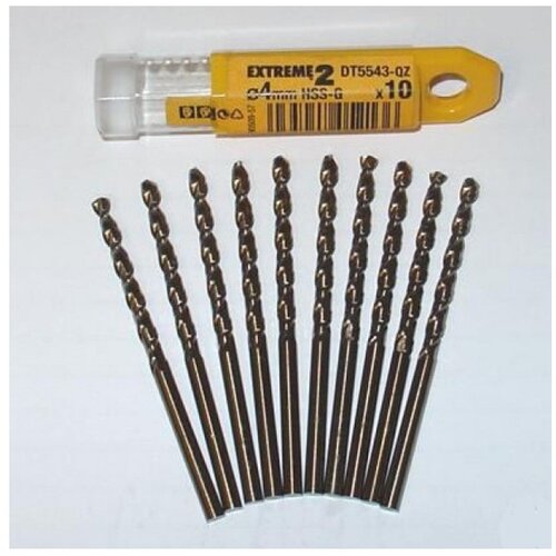 Dewalt sveder 4x75, 10 kosov HSS-G EXTR.2 DT5543 Slike