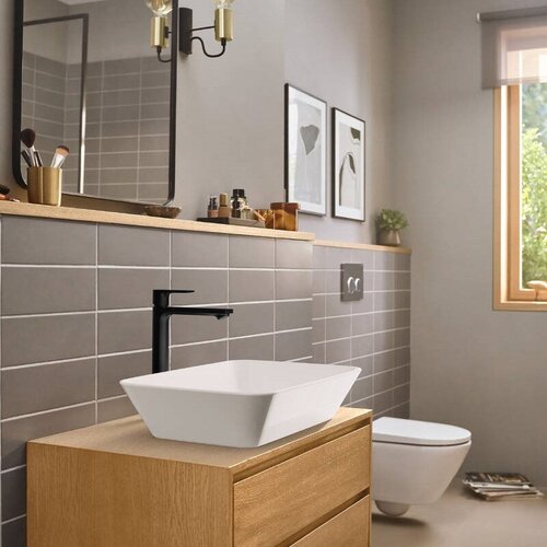 Hansgrohe 72591670 rebris e coolstart ecosmart+ 240 visoka armatura za umivalnik Slike
