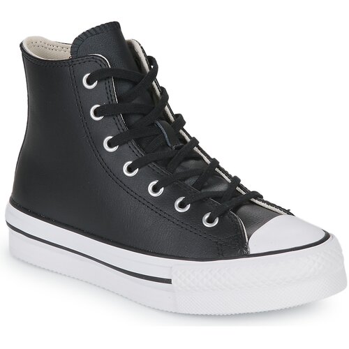 Converse Chuck Taylor All Star Eva Lift Leather Foundation Hi Crna Slike