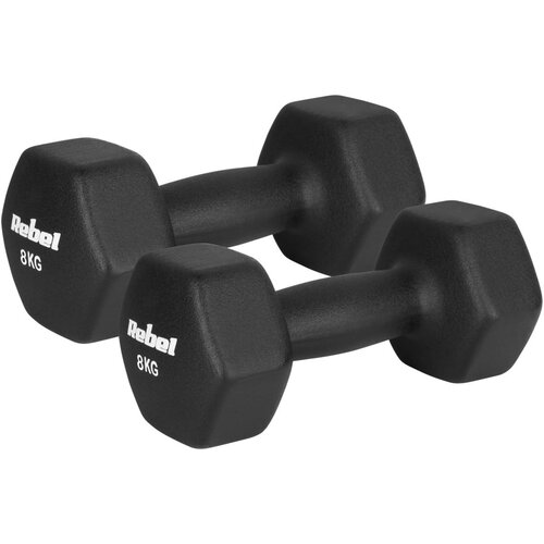 Rebel ACTIVE Liveni neoprenski HEX tegovi bučice par 2x8kg RBA-2330-8 Cene