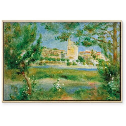  Slika - Pierre-Auguste Renoir &amp;ndash; Villeneuveles-Avignon 120x80 U prirodnom drvenom okviru Slike