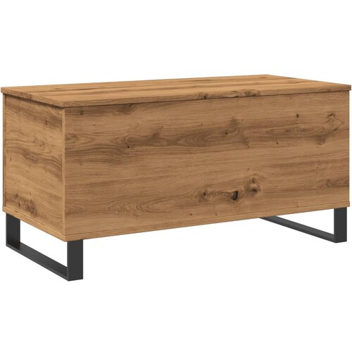 Maison Chic Klubska mizica - kavna mizica - Nizka mizica artisan hrast 90x44,5x45 cm inženirski les, (21755339) Cene
