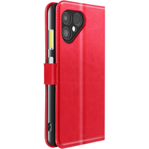 Oem Mayaxess, Denarnica za Fairphone 6 z zapestnim trakom in funkcijo stojala, Rdeča, (5000193372) Cene