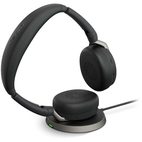 Jabra brezžične naglavne slu&amp;scaron;alke z brezžično polnilno blazinico Evolve2 65 Flex MS Stereo, 26699-999-889 Slike