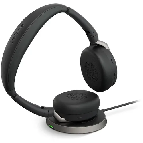 Jabra brezžične naglavne slušalke z brezžično polnilno blazinico Evolve2 65 Flex MS Stereo, 26699-999-889